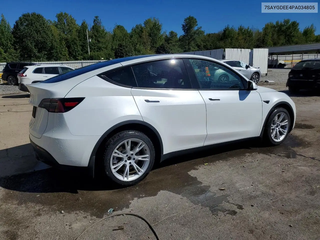 2023 TESLA MODEL Y VIN 7SAYGDEE4PA034805 — фото 3