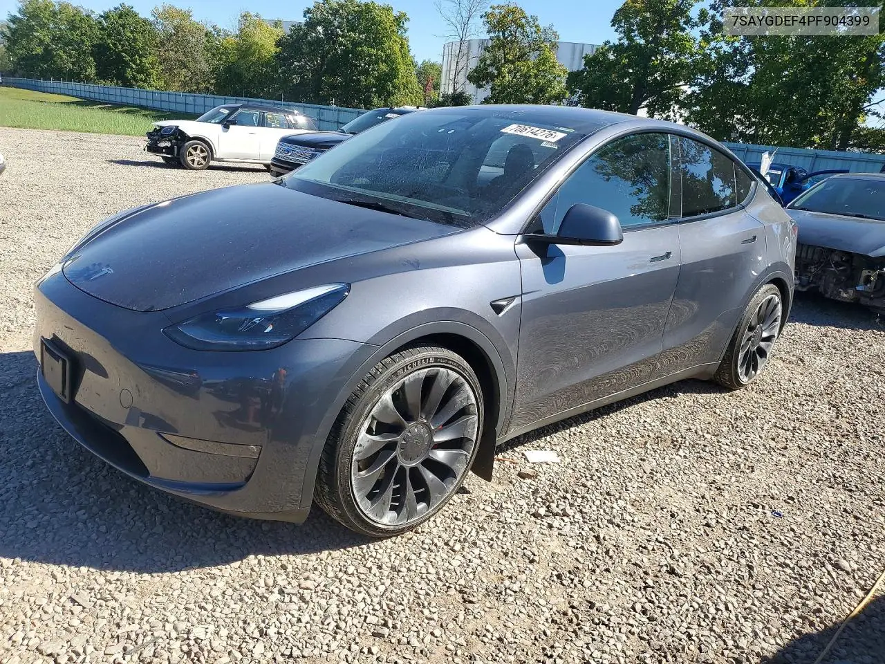 TESLA MODEL Y 2023, VIN 7SAYGDEF4PF904399