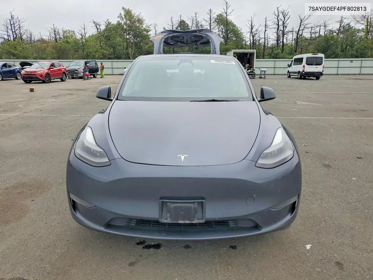 2023 TESLA MODEL Y VIN 7SAYGDEF4PF802813 — фото 5
