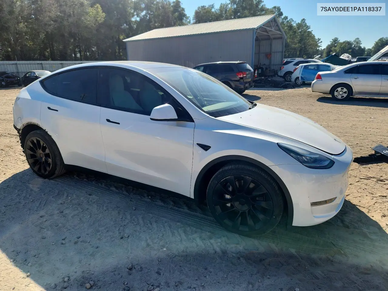 2023 TESLA MODEL Y VIN 7SAYGDEE1PA118337 — фото 4