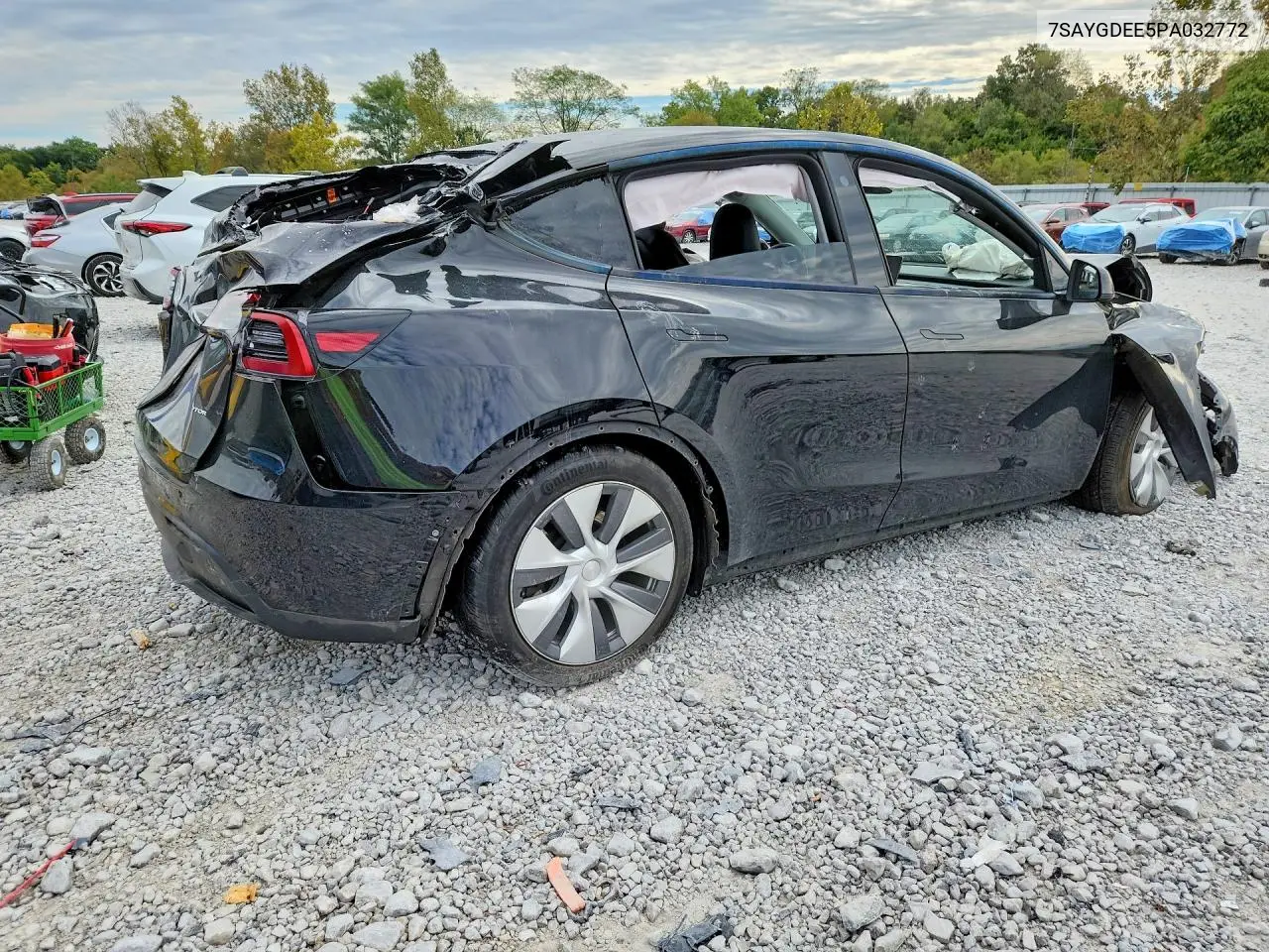 2023 TESLA MODEL Y VIN 7SAYGDEE5PA032772 — фото 3