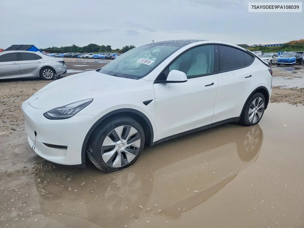 TESLA MODEL Y 2023, VIN 7SAYGDEE9PA108039