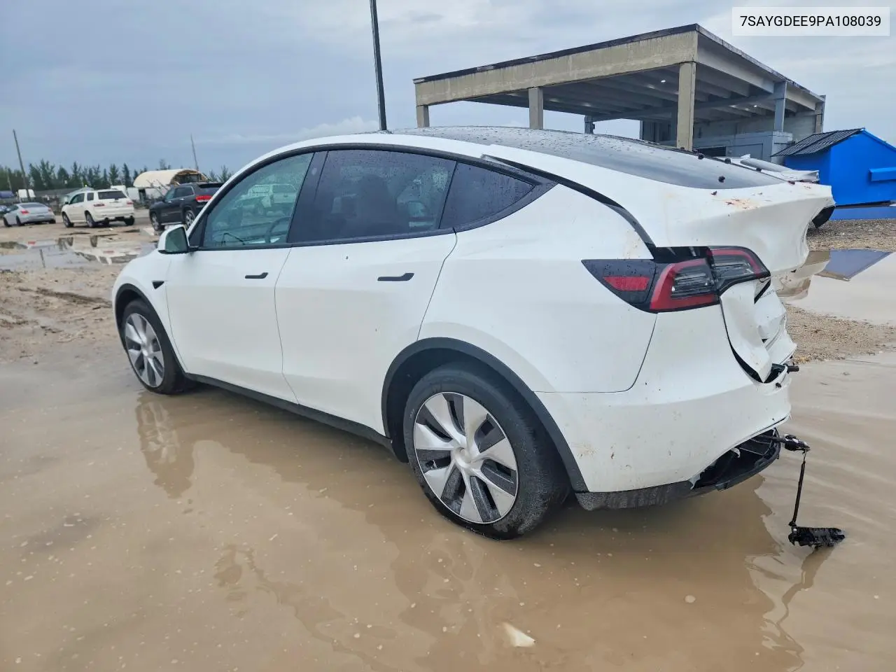 2023 TESLA MODEL Y VIN 7SAYGDEE9PA108039 — фото 2