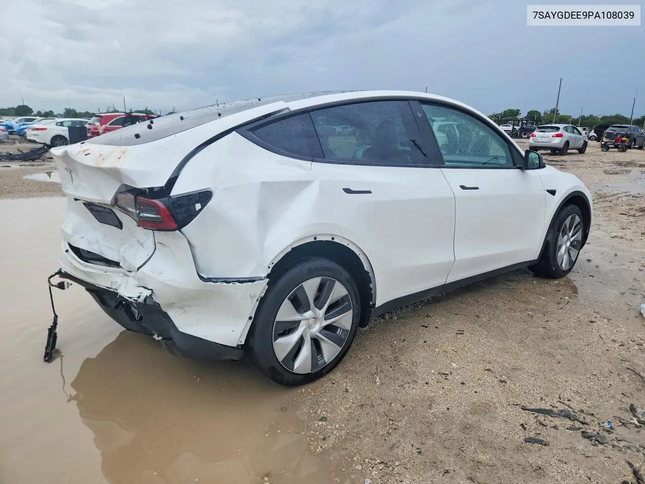 2023 TESLA MODEL Y VIN 7SAYGDEE9PA108039 — фото 3