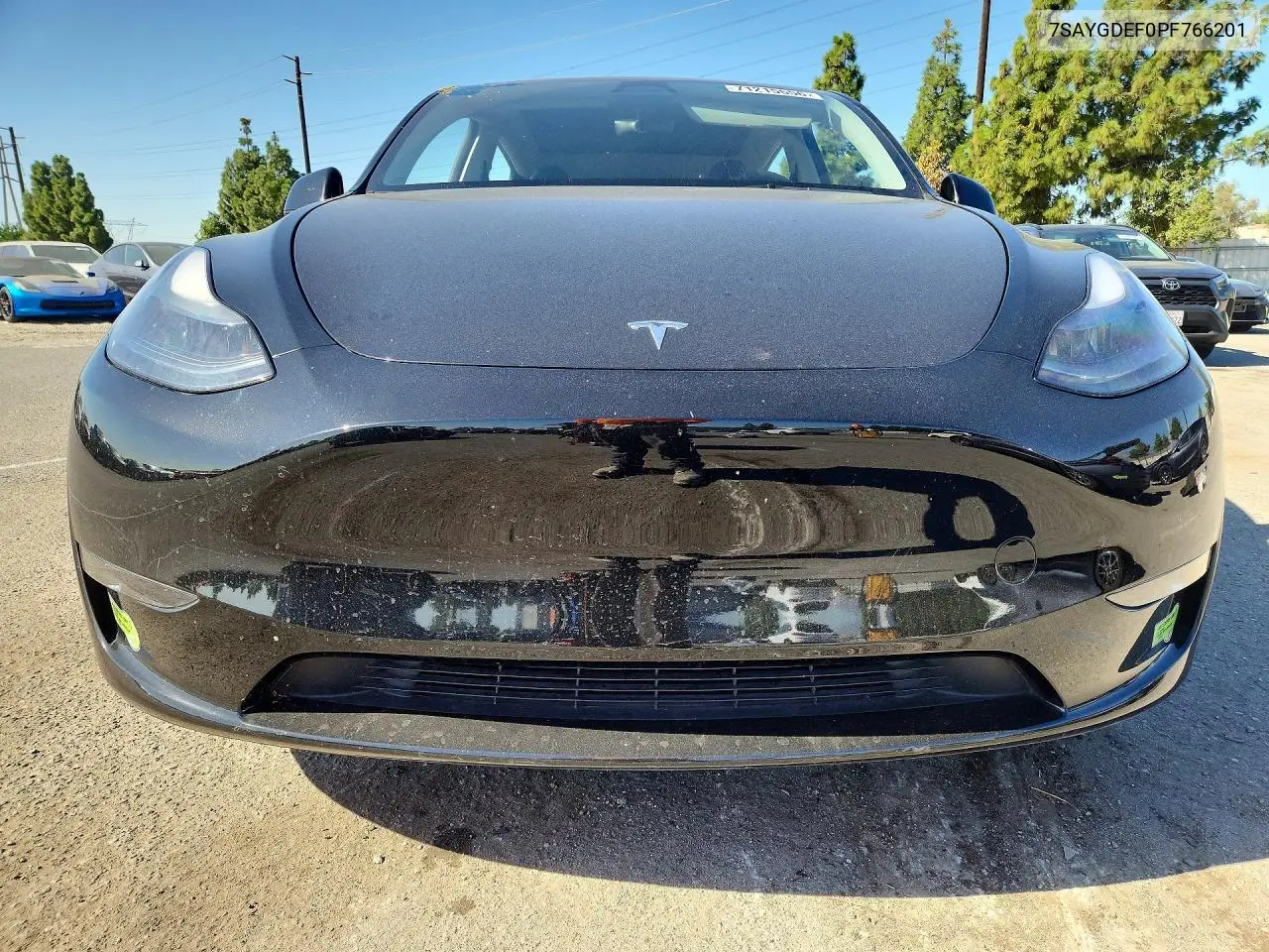 2023 TESLA MODEL Y VIN 7SAYGDEF0PF766201 — фото 5