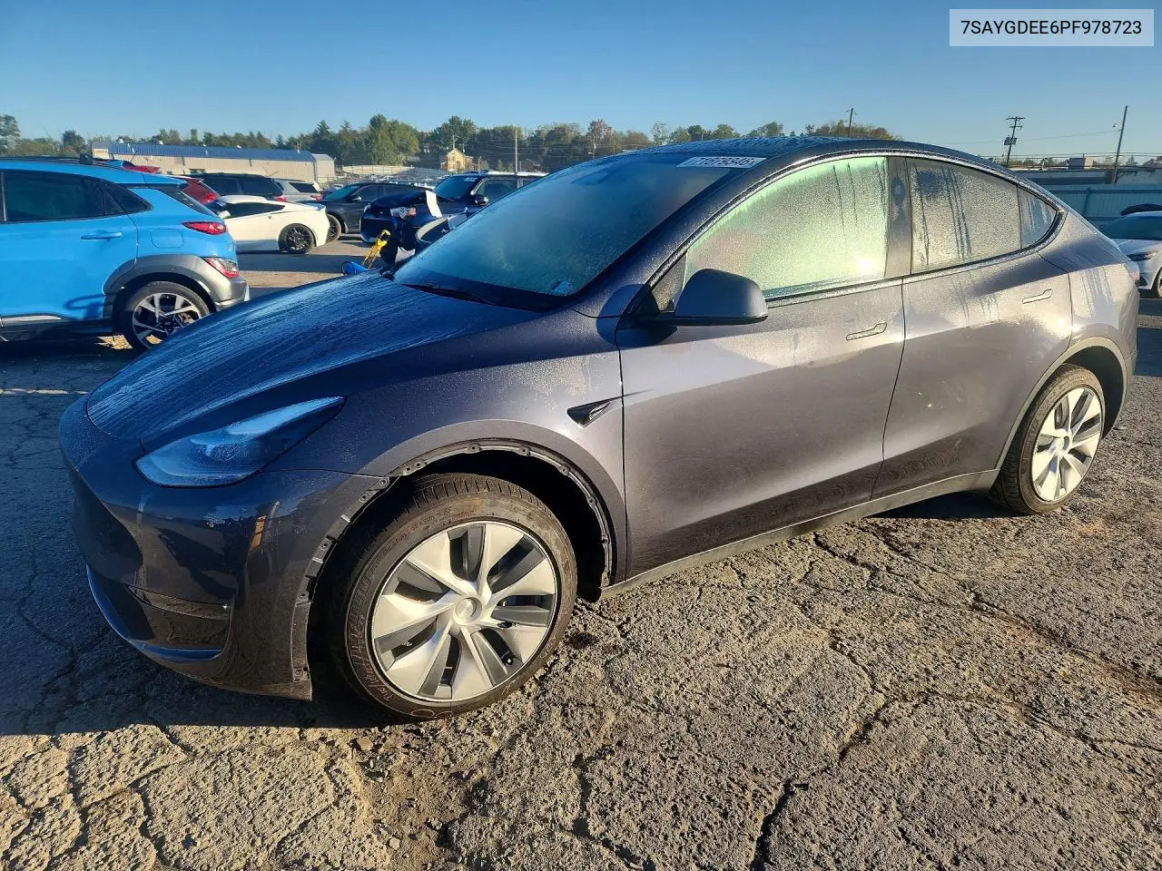 TESLA MODEL Y 2023, VIN 7SAYGDEE6PF978723