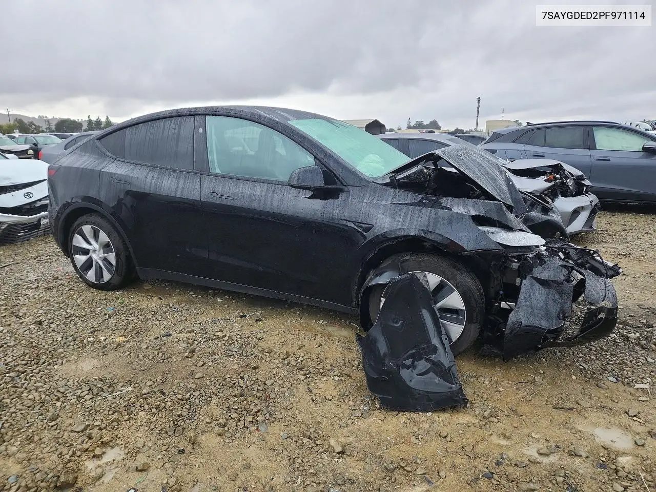 2023 TESLA MODEL Y VIN 7SAYGDED2PF971114 — фото 4