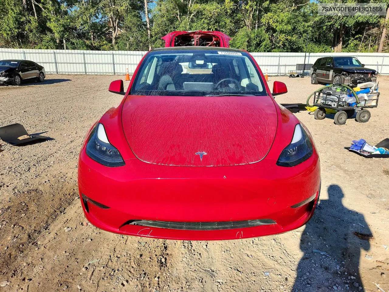 2023 TESLA MODEL Y VIN 7SAYGDEE4PF801586 — фото 5