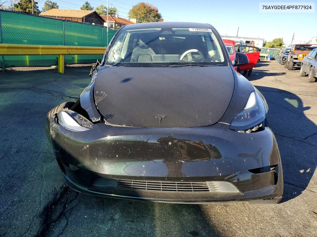 2023 TESLA MODEL Y VIN 7SAYGDEE4PF877924 — фото 5