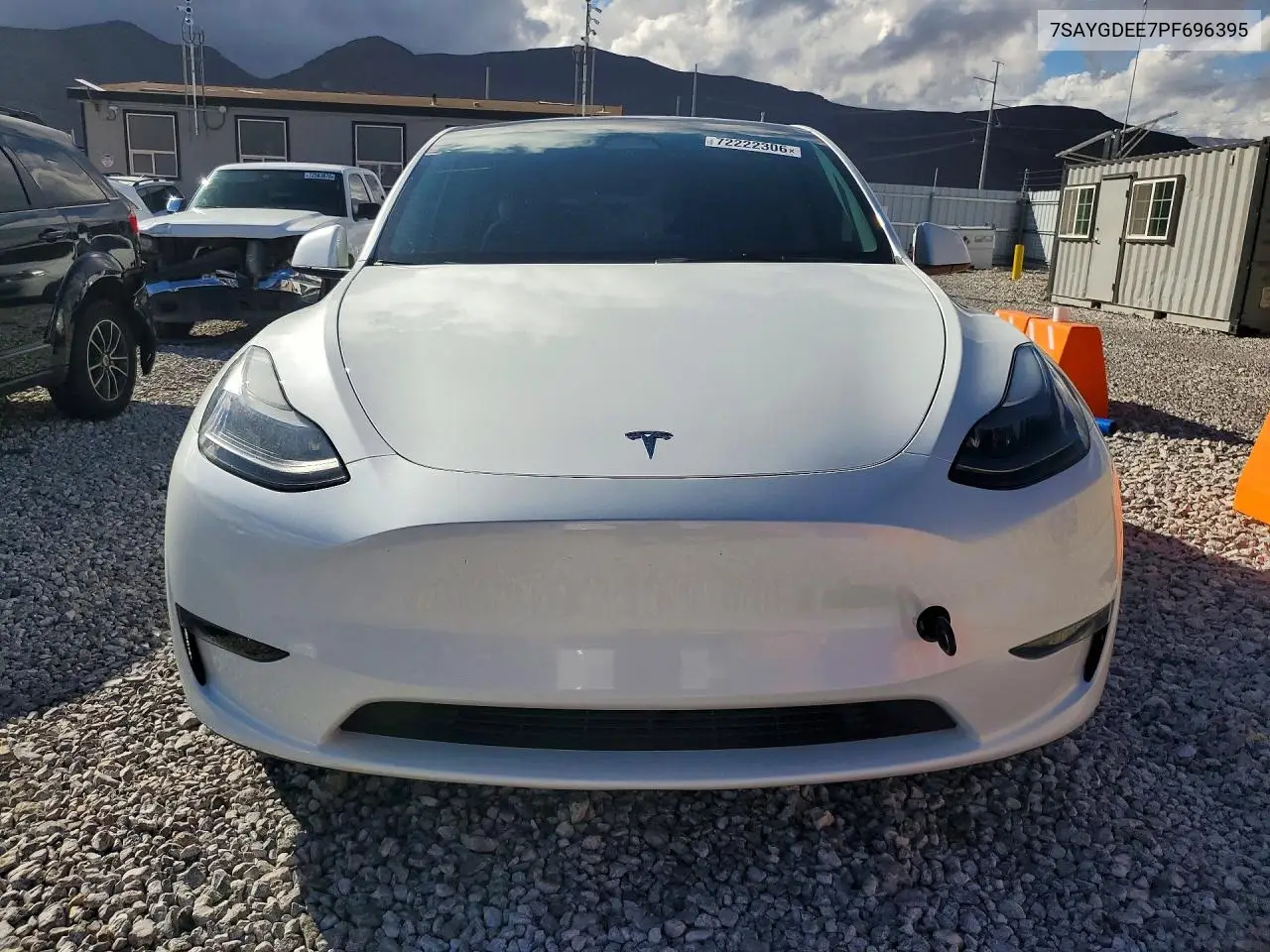 2023 TESLA MODEL Y VIN 7SAYGDEE7PF696395 — фото 5