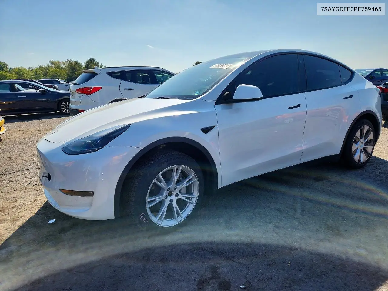 TESLA MODEL Y 2023, VIN 7SAYGDEE0PF759465