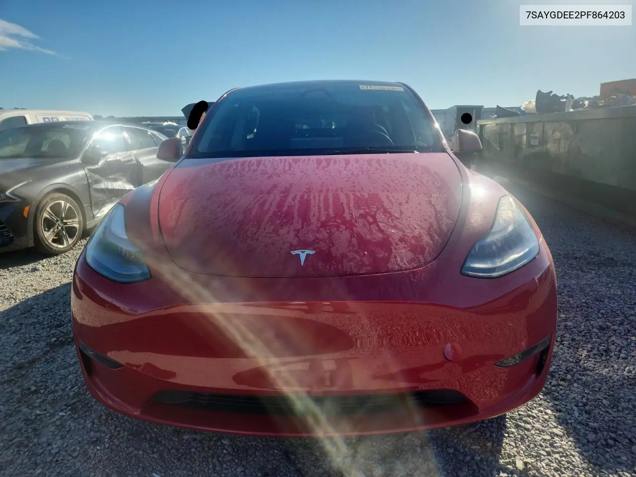 2023 TESLA MODEL Y VIN 7SAYGDEE2PF864203 — фото 5