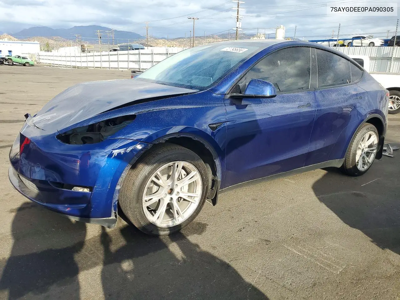 TESLA MODEL Y 2023, VIN 7SAYGDEE0PA090305