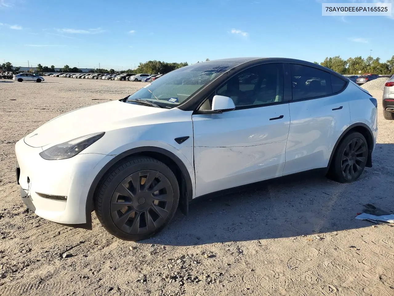 TESLA MODEL Y 2023, VIN 7SAYGDEE6PA165525