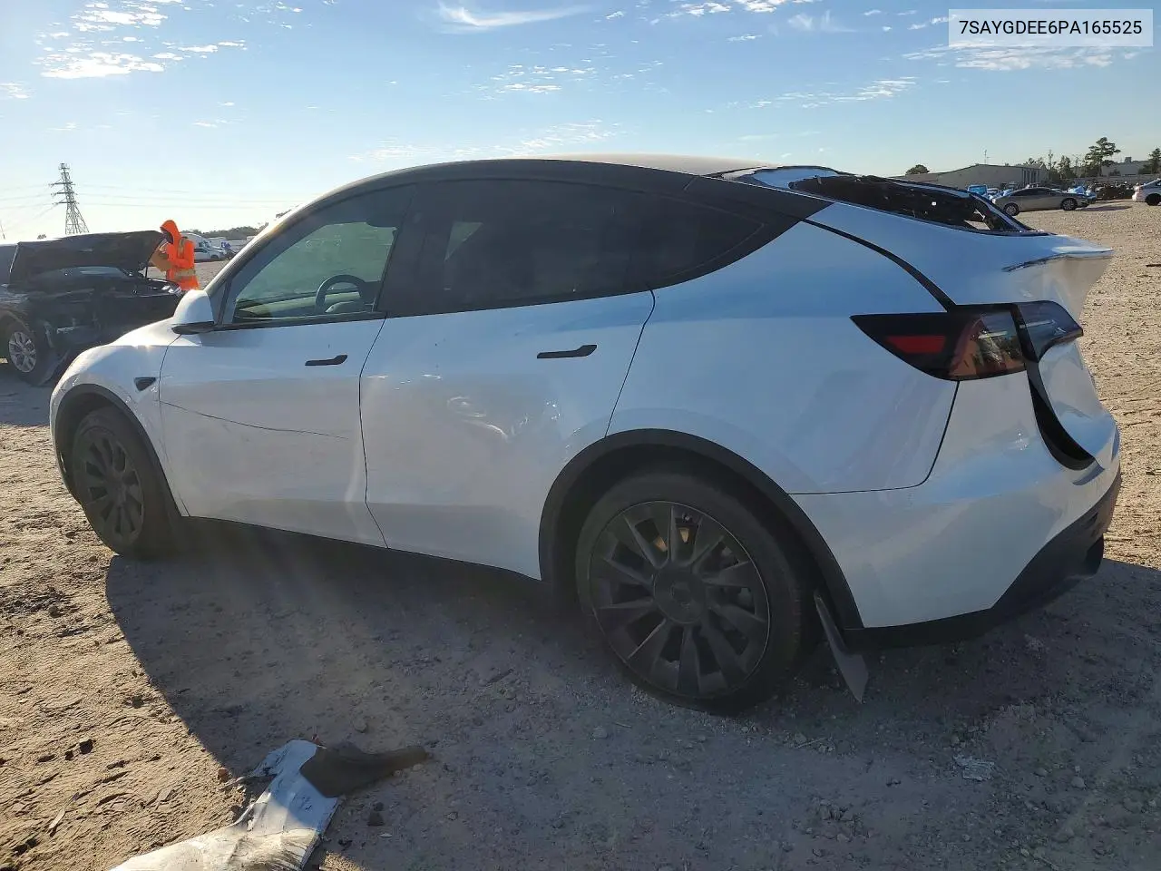 2023 TESLA MODEL Y VIN 7SAYGDEE6PA165525 — фото 2