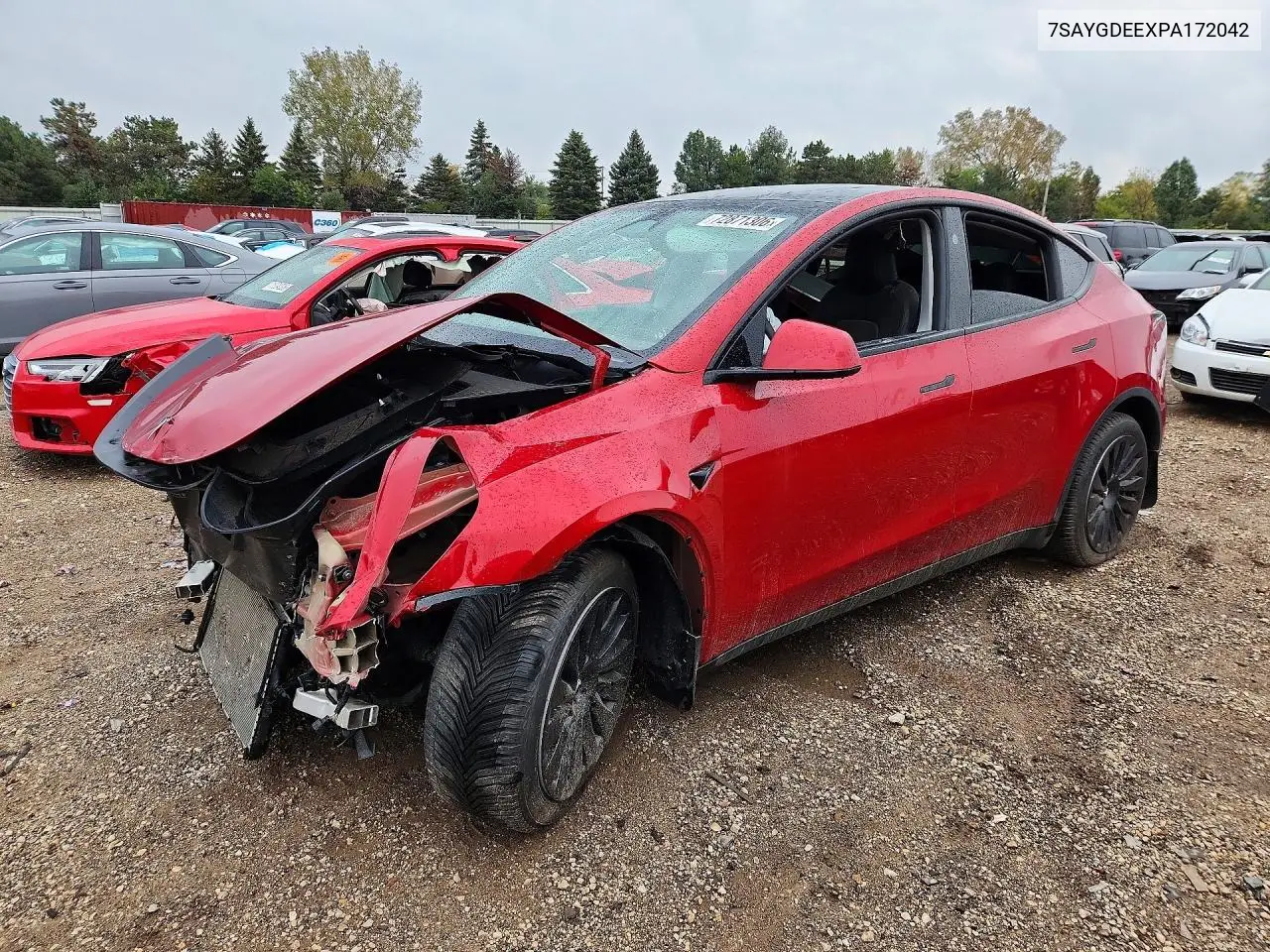 TESLA MODEL Y 2023, VIN 7SAYGDEEXPA172042