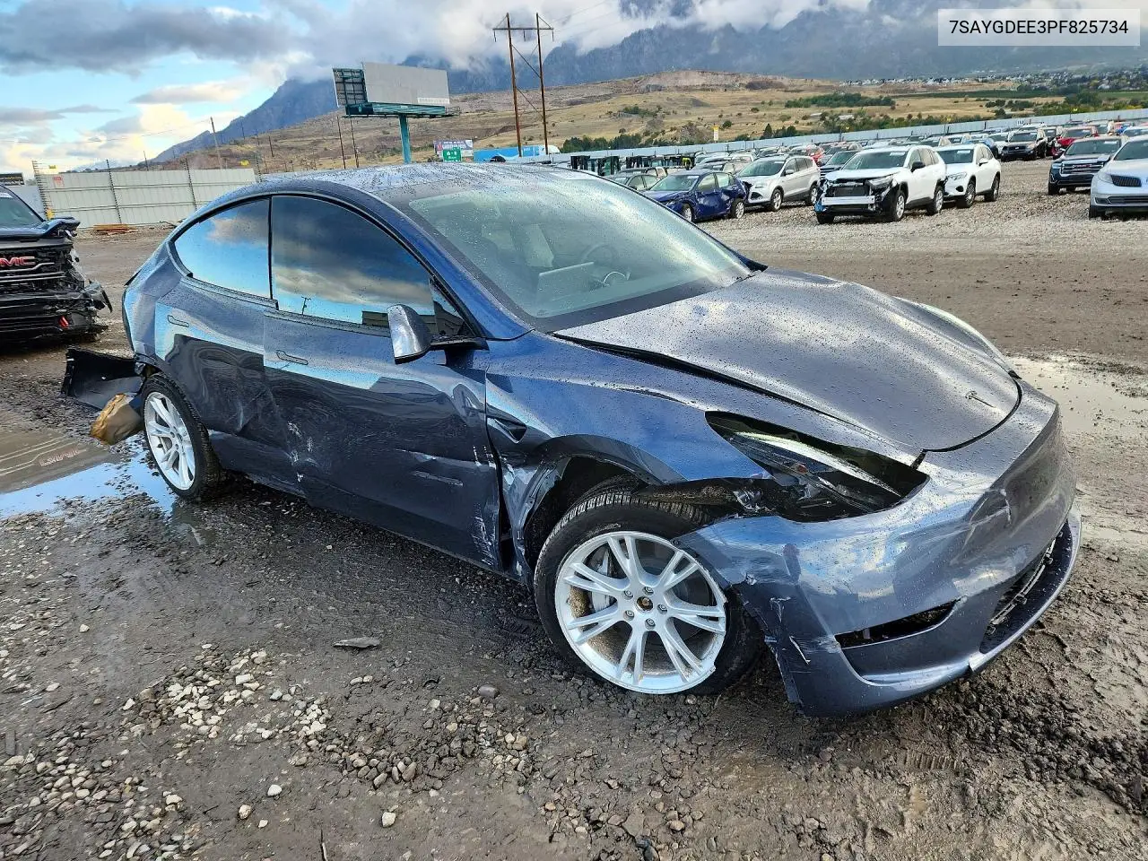 2023 TESLA MODEL Y VIN 7SAYGDEE3PF825734 — фото 4