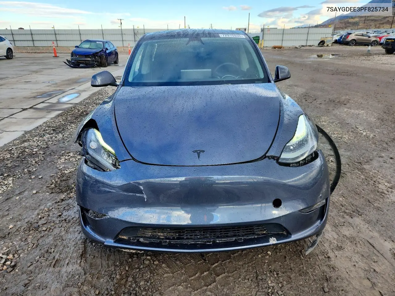 2023 TESLA MODEL Y VIN 7SAYGDEE3PF825734 — фото 5