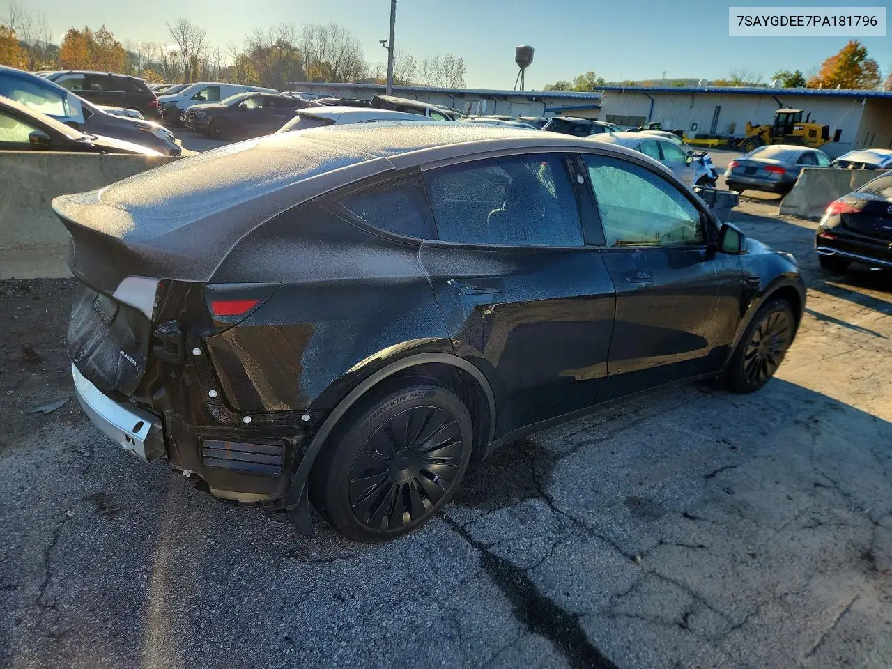 2023 TESLA MODEL Y VIN 7SAYGDEE7PA181796 — фото 3