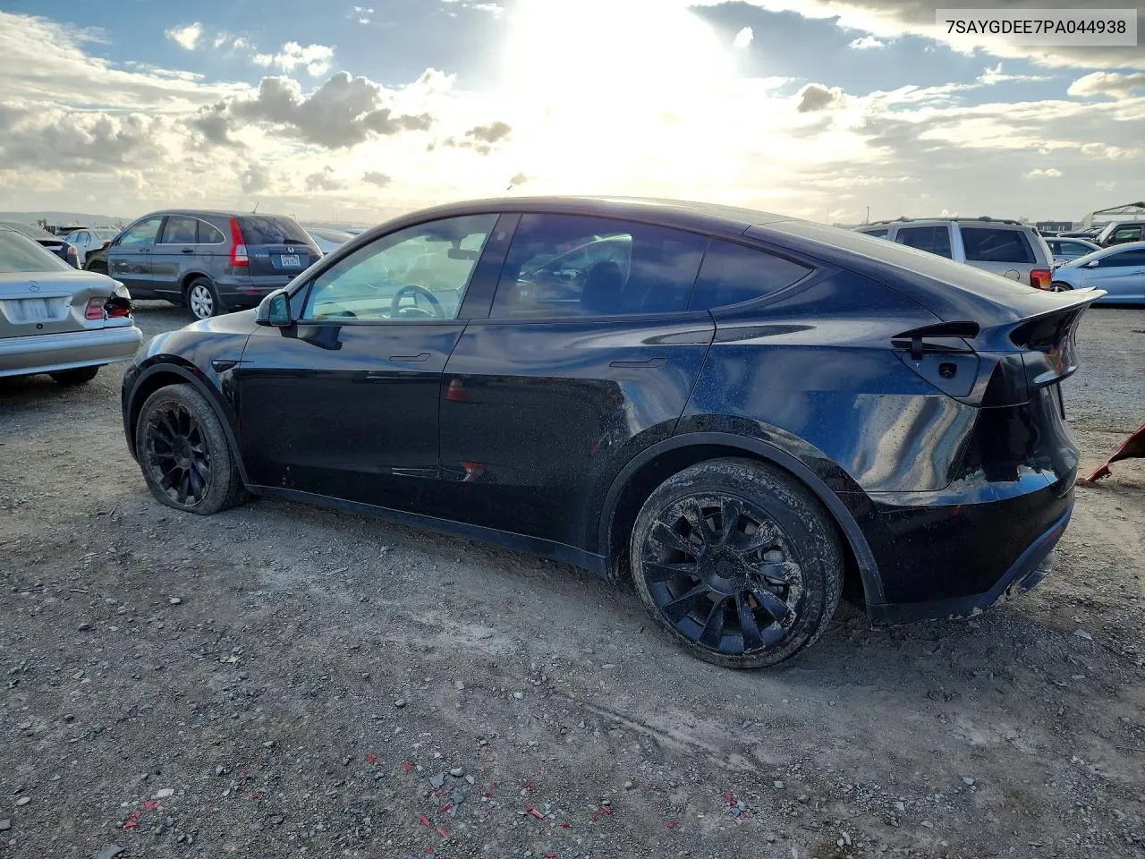 TESLA MODEL Y 2023, VIN 7SAYGDEE7PA044938