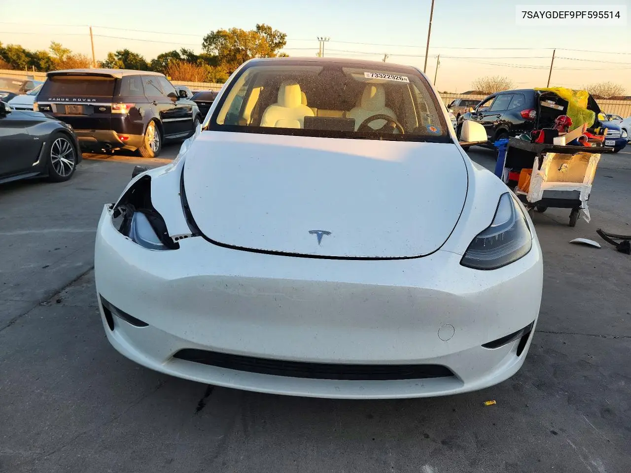 2023 TESLA MODEL Y VIN 7SAYGDEF9PF595514 — фото 5