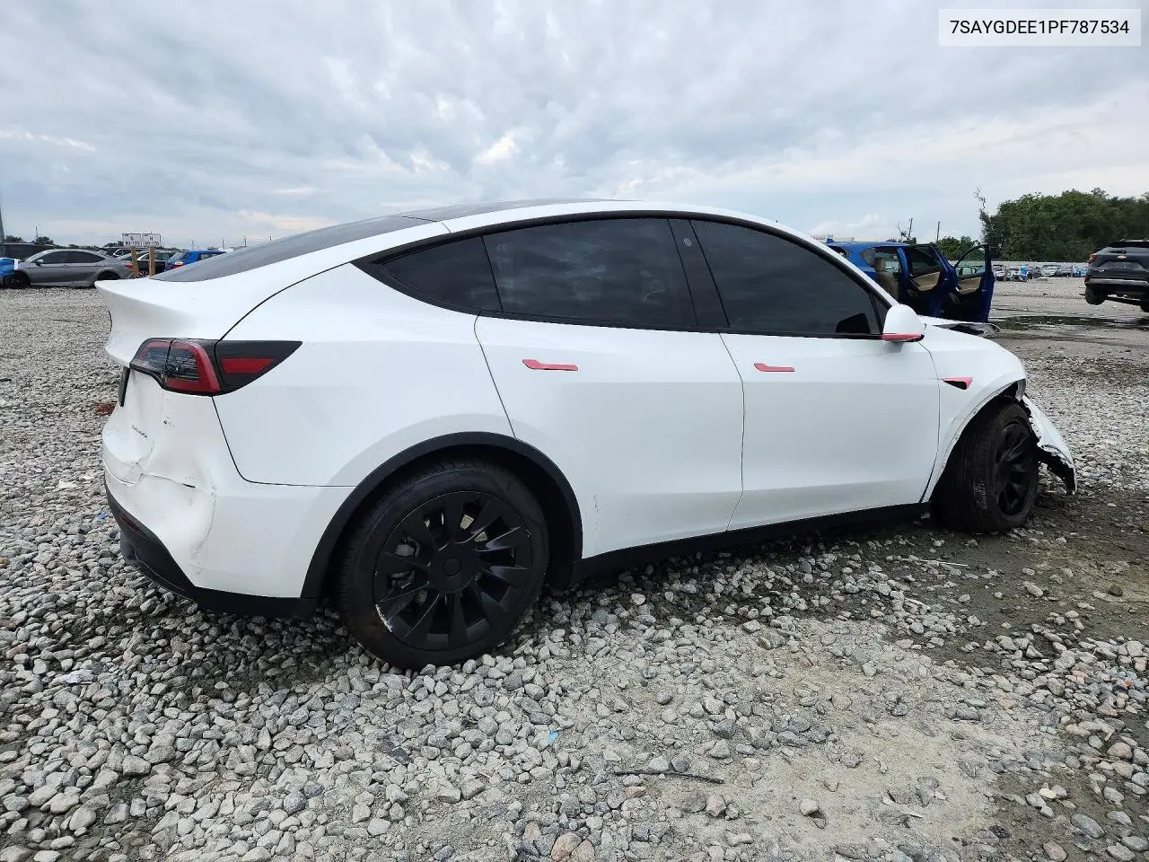 2023 TESLA MODEL Y VIN 7SAYGDEE1PF787534 — фото 3
