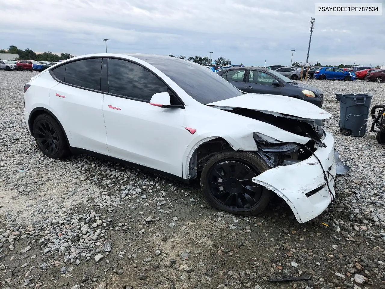 2023 TESLA MODEL Y VIN 7SAYGDEE1PF787534 — фото 4