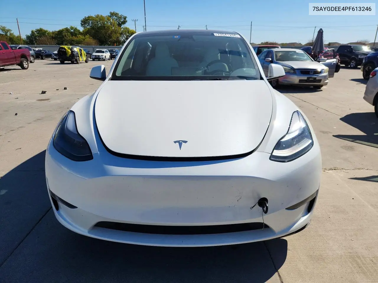 2023 TESLA MODEL Y VIN 7SAYGDEE4PF613246 — фото 5