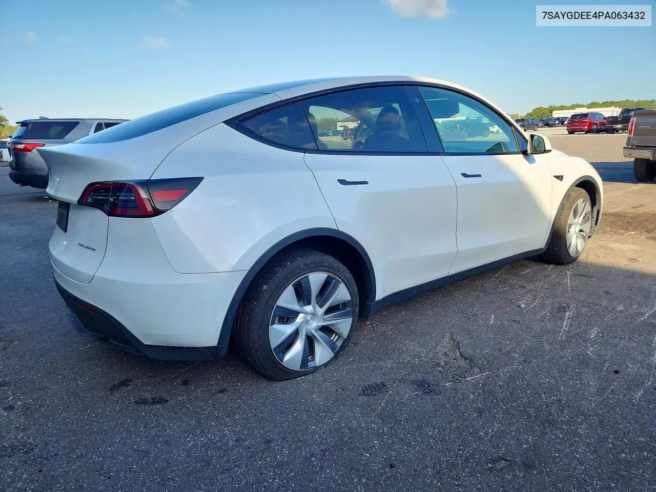 2023 TESLA MODEL Y VIN 7SAYGDEE4PA063432 — фото 3