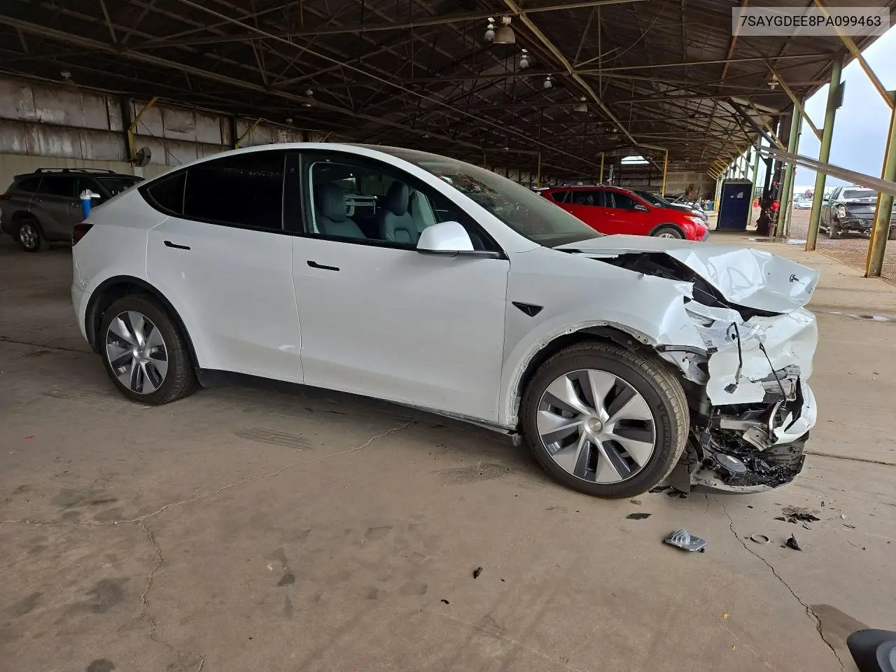 2023 TESLA MODEL Y VIN 7SAYGDEE8PA099463 — фото 4