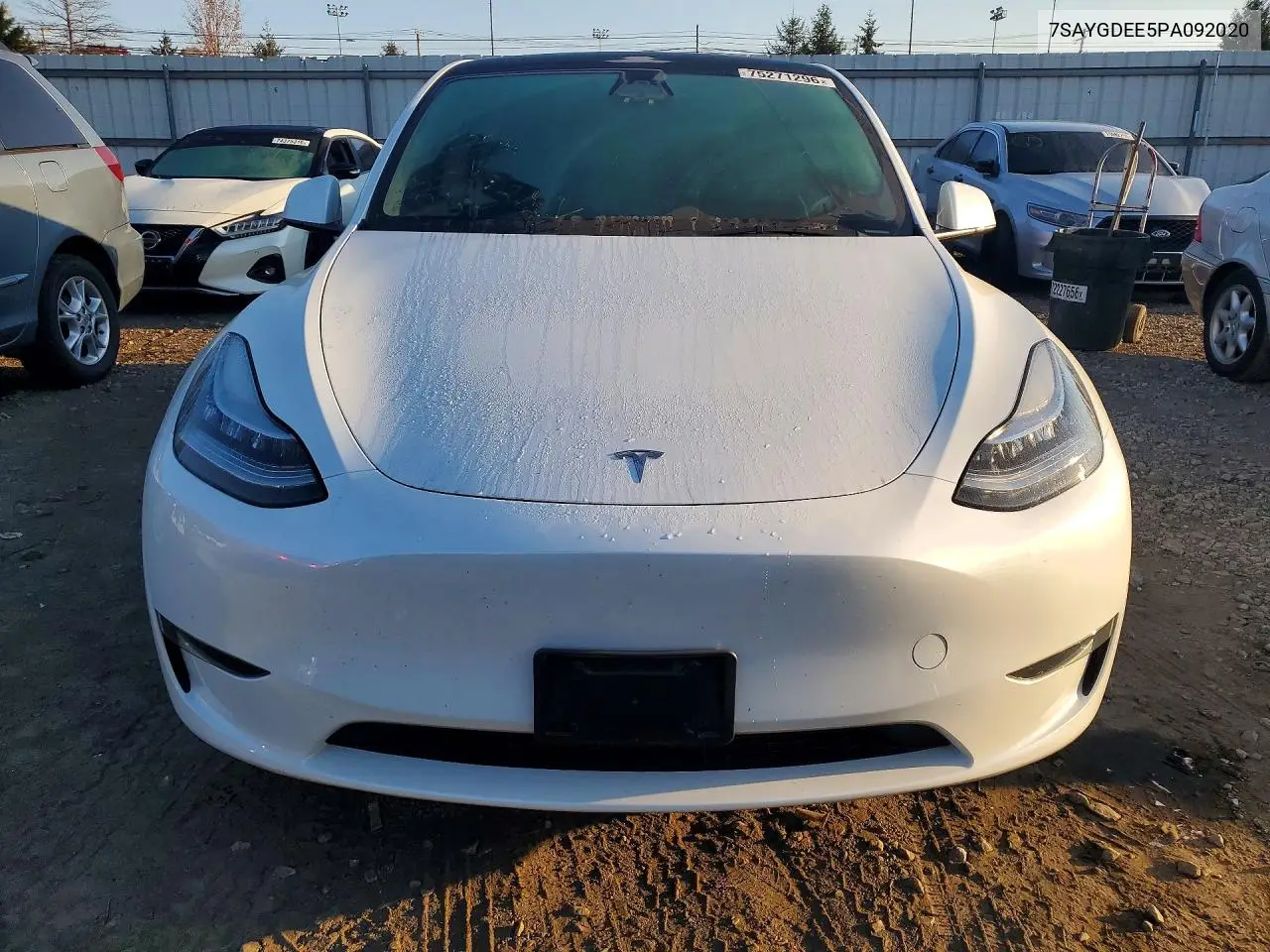 2023 TESLA MODEL Y VIN 7SAYGDEE5PA092020 — фото 5