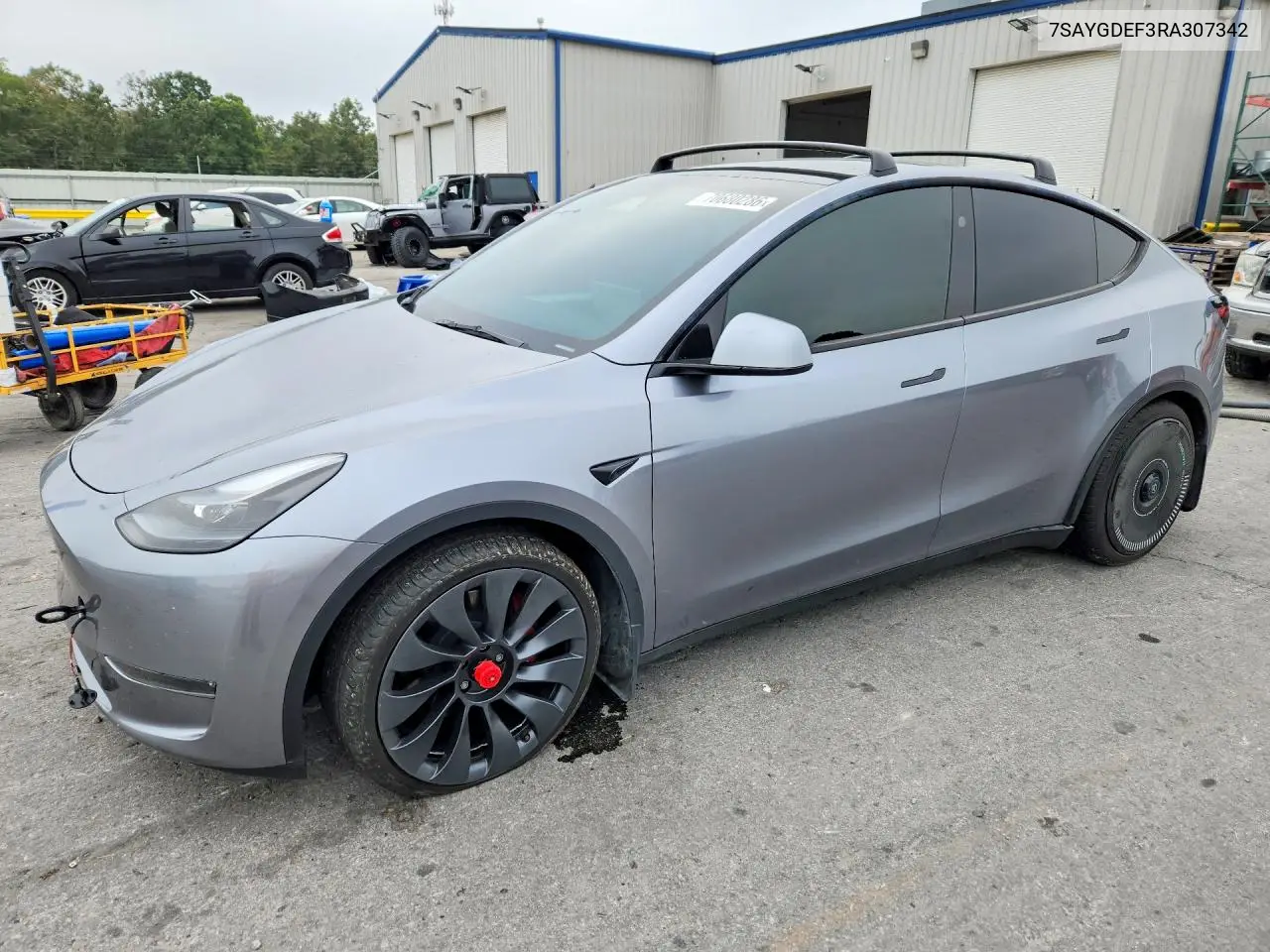 TESLA MODEL Y 2024, VIN 7SAYGDEF3RA307342