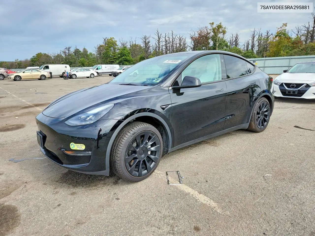 TESLA MODEL Y 2024, VIN 7SAYGDEE5RA295881