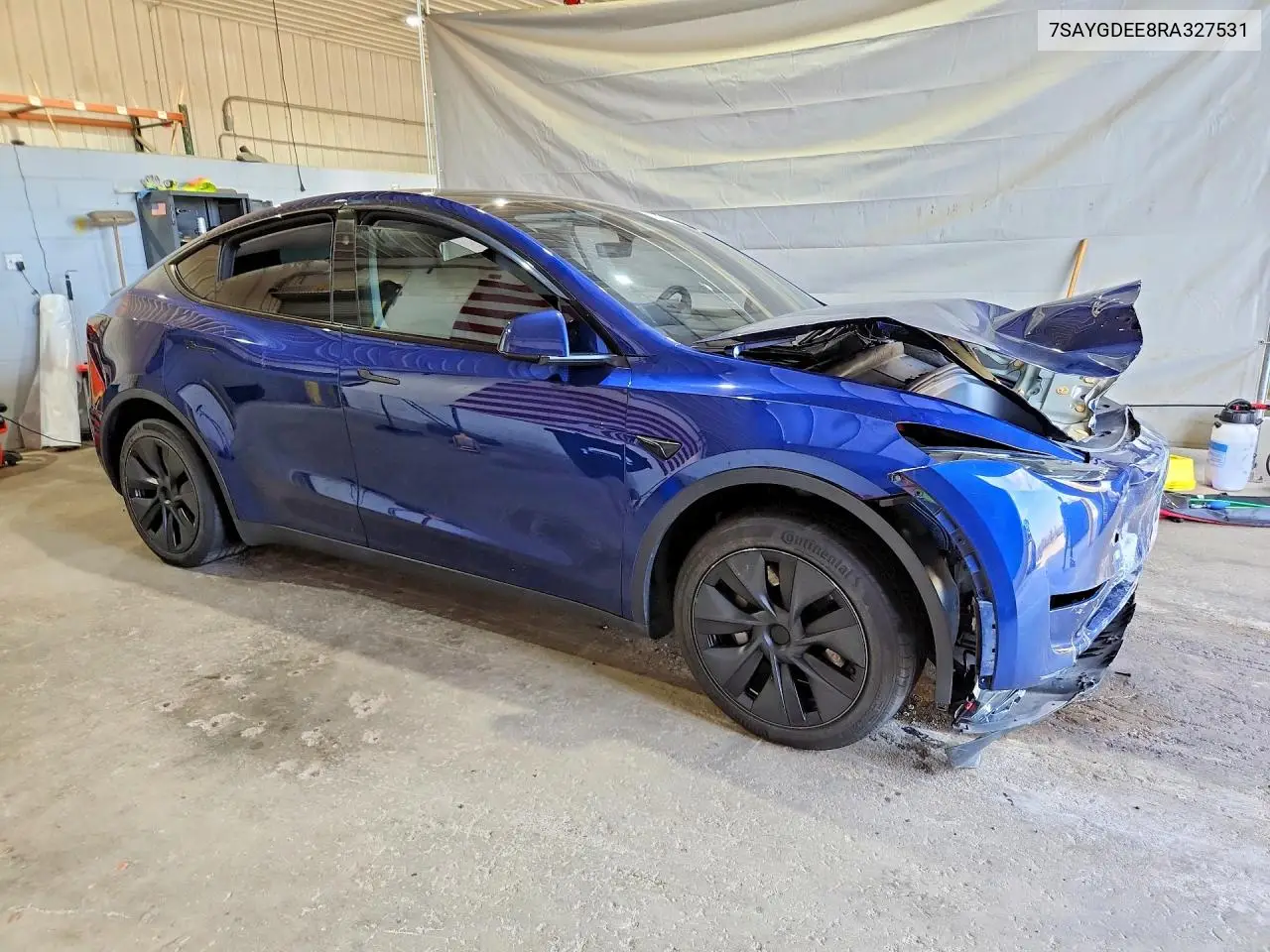 2024 TESLA MODEL Y VIN 7SAYGDEE8RA327531 — фото 4