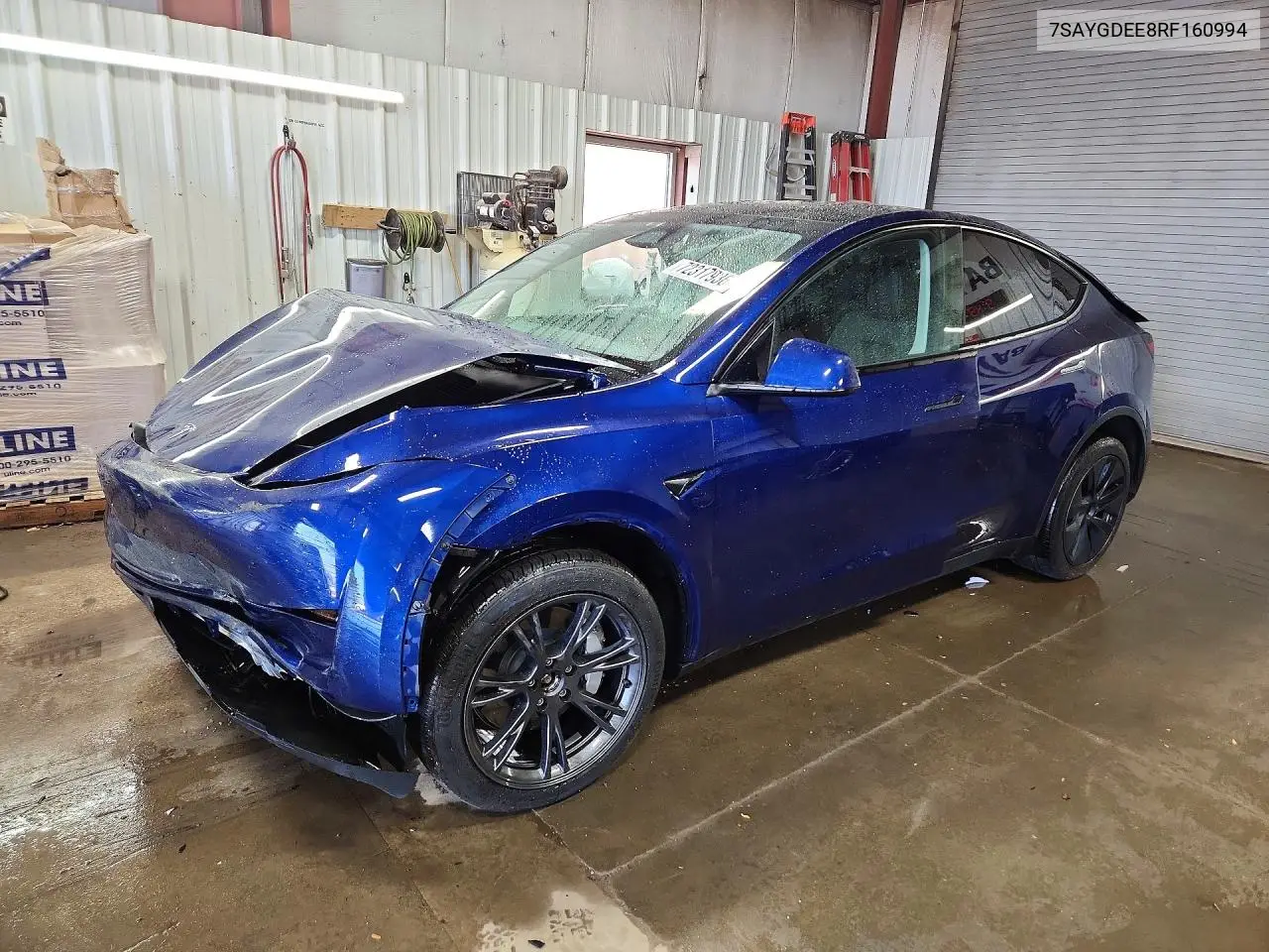 TESLA MODEL Y 2024, VIN 7SAYGDEE8RF160994