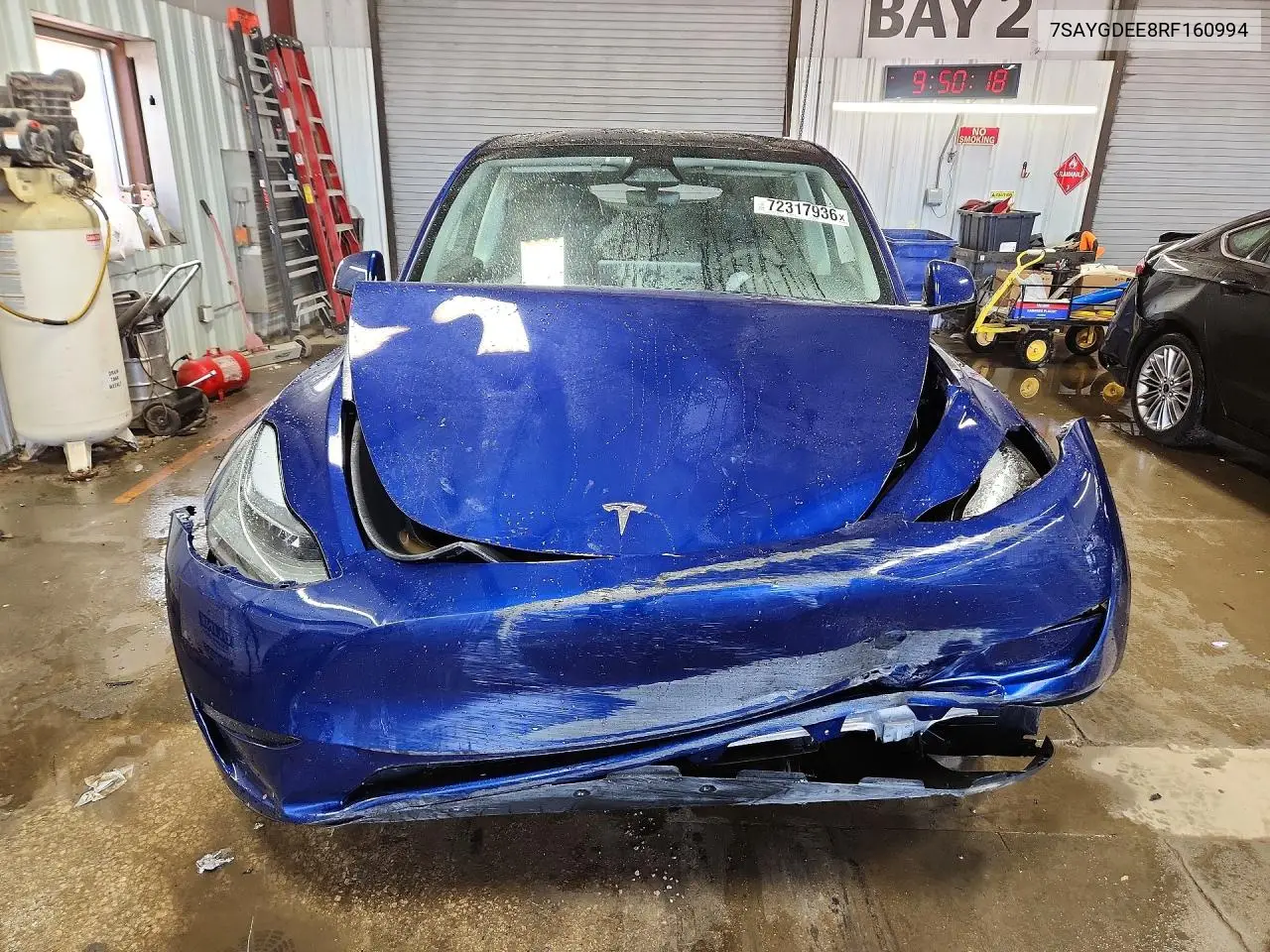 2024 TESLA MODEL Y VIN 7SAYGDEE8RF160994 — фото 5