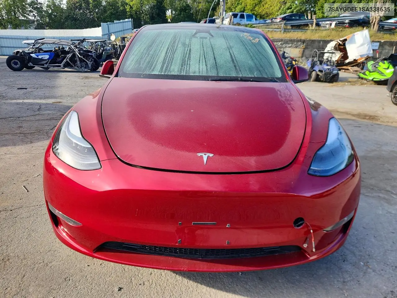 2025 TESLA MODEL Y VIN 7SAYGDEE1SA338635 — фото 5