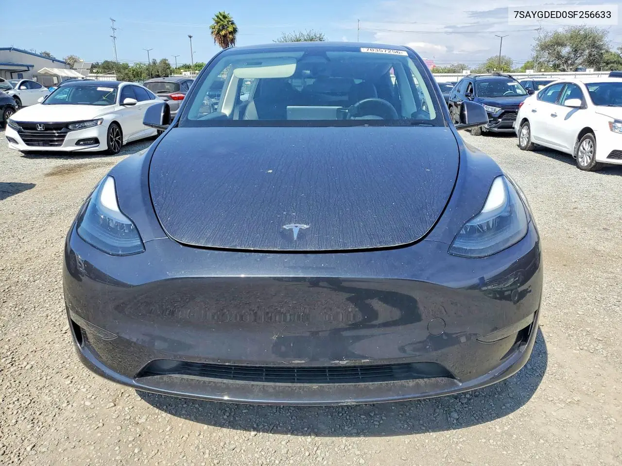 2025 TESLA MODEL Y VIN 7SAYGDED0SF256633 — фото 5