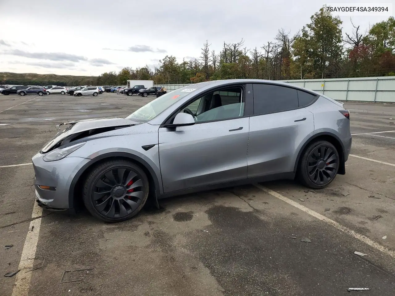 TESLA MODEL Y 2025, VIN 7SAYGDEF4SA349394