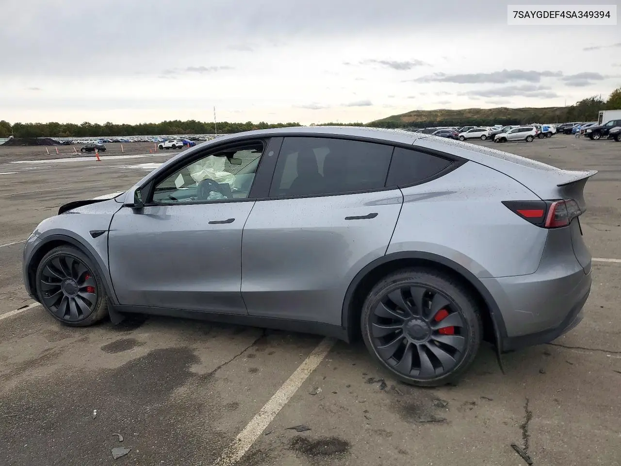 2025 TESLA MODEL Y VIN 7SAYGDEF4SA349394 — фото 2