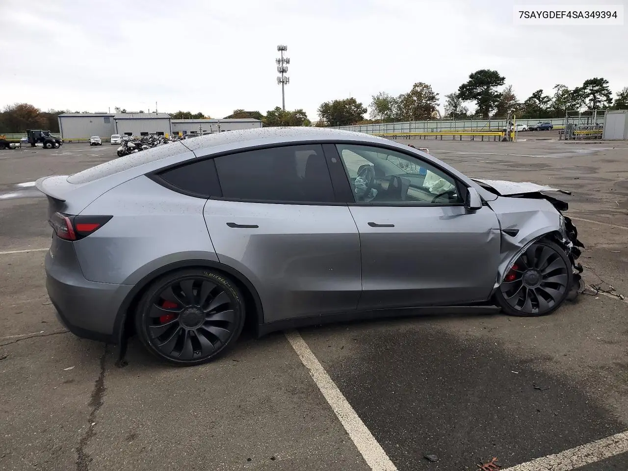 2025 TESLA MODEL Y VIN 7SAYGDEF4SA349394 — фото 3