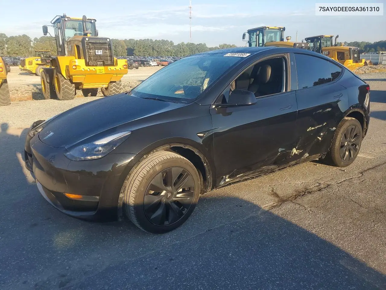 TESLA MODEL Y 2025, VIN 7SAYGDEE0SA361310