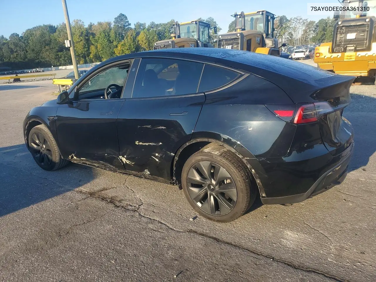 2025 TESLA MODEL Y VIN 7SAYGDEE0SA361310 — фото 2