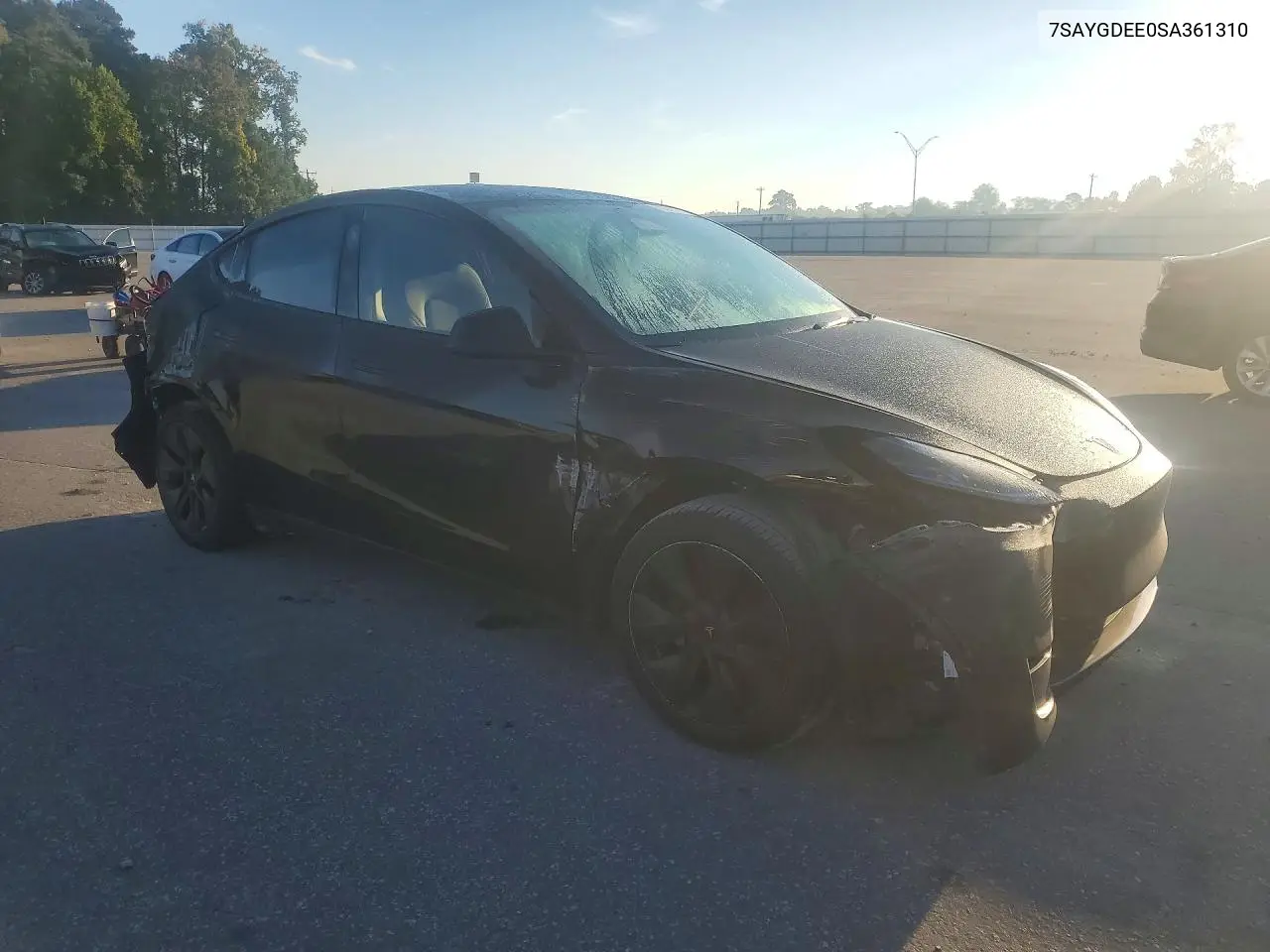 2025 TESLA MODEL Y VIN 7SAYGDEE0SA361310 — фото 4