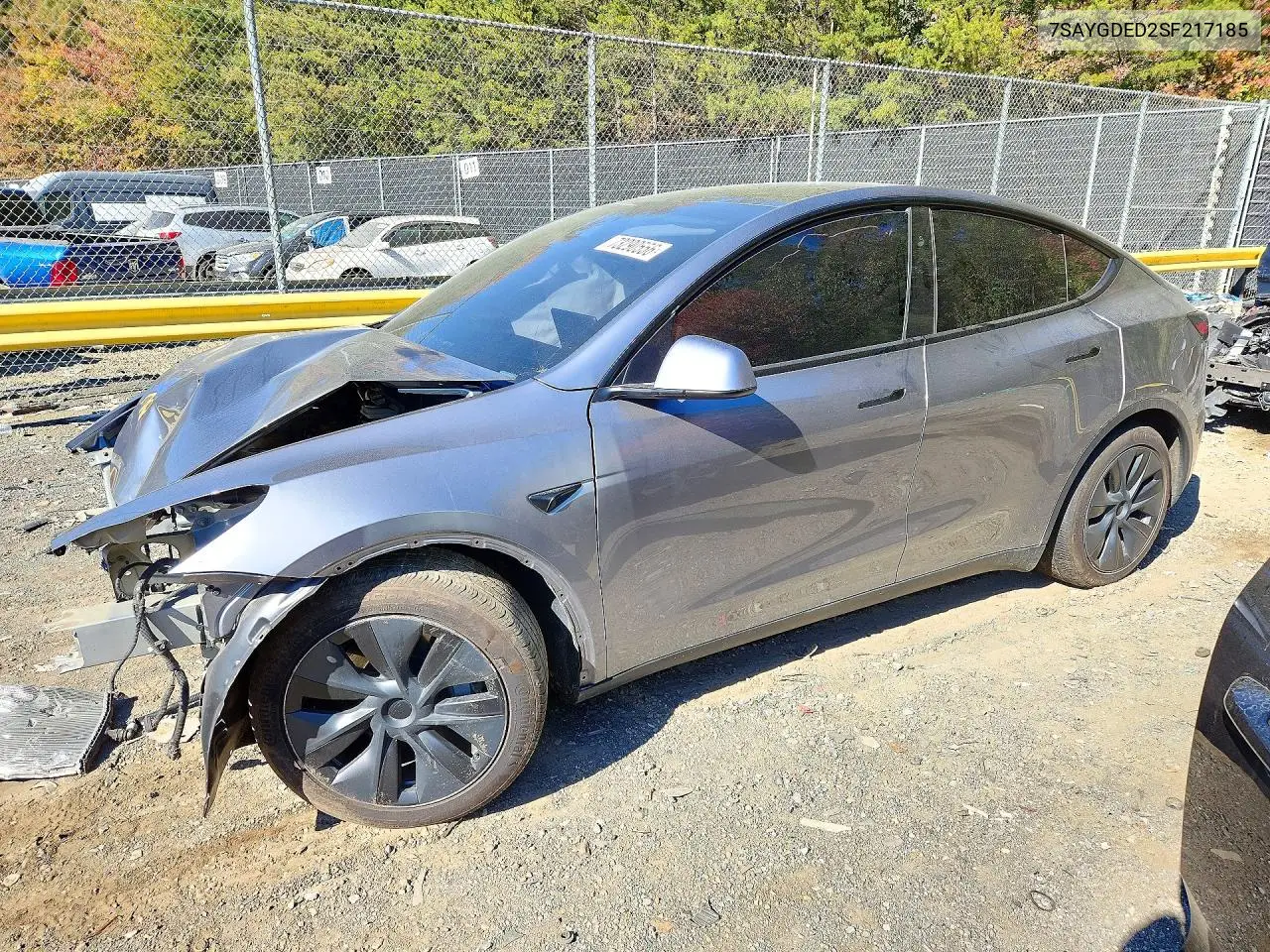 TESLA MODEL Y 2025, VIN 7SAYGDED2SF217185
