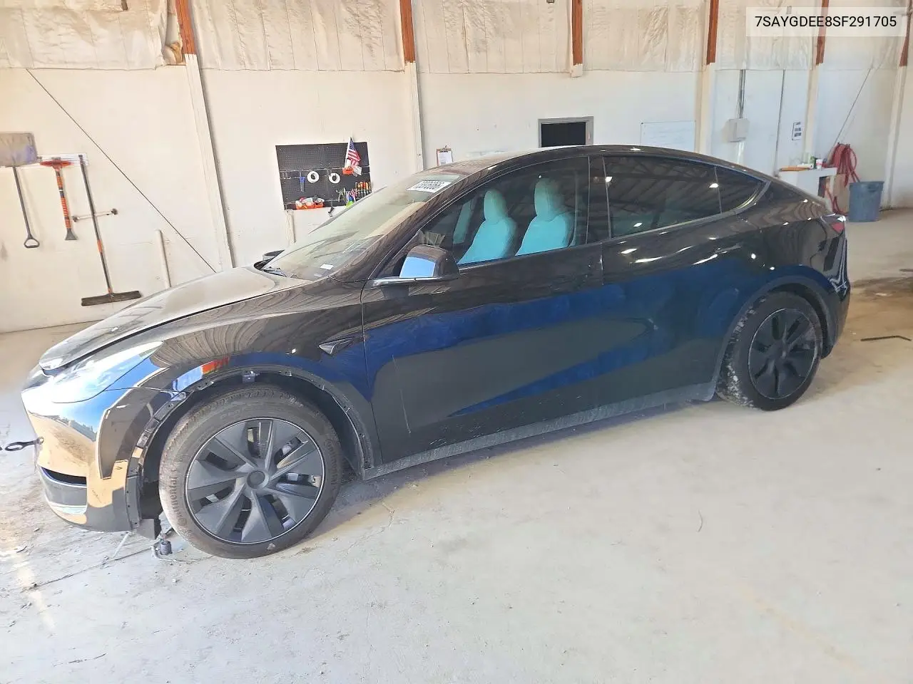 TESLA MODEL Y 2025, VIN 7SAYGDEE8SF291705