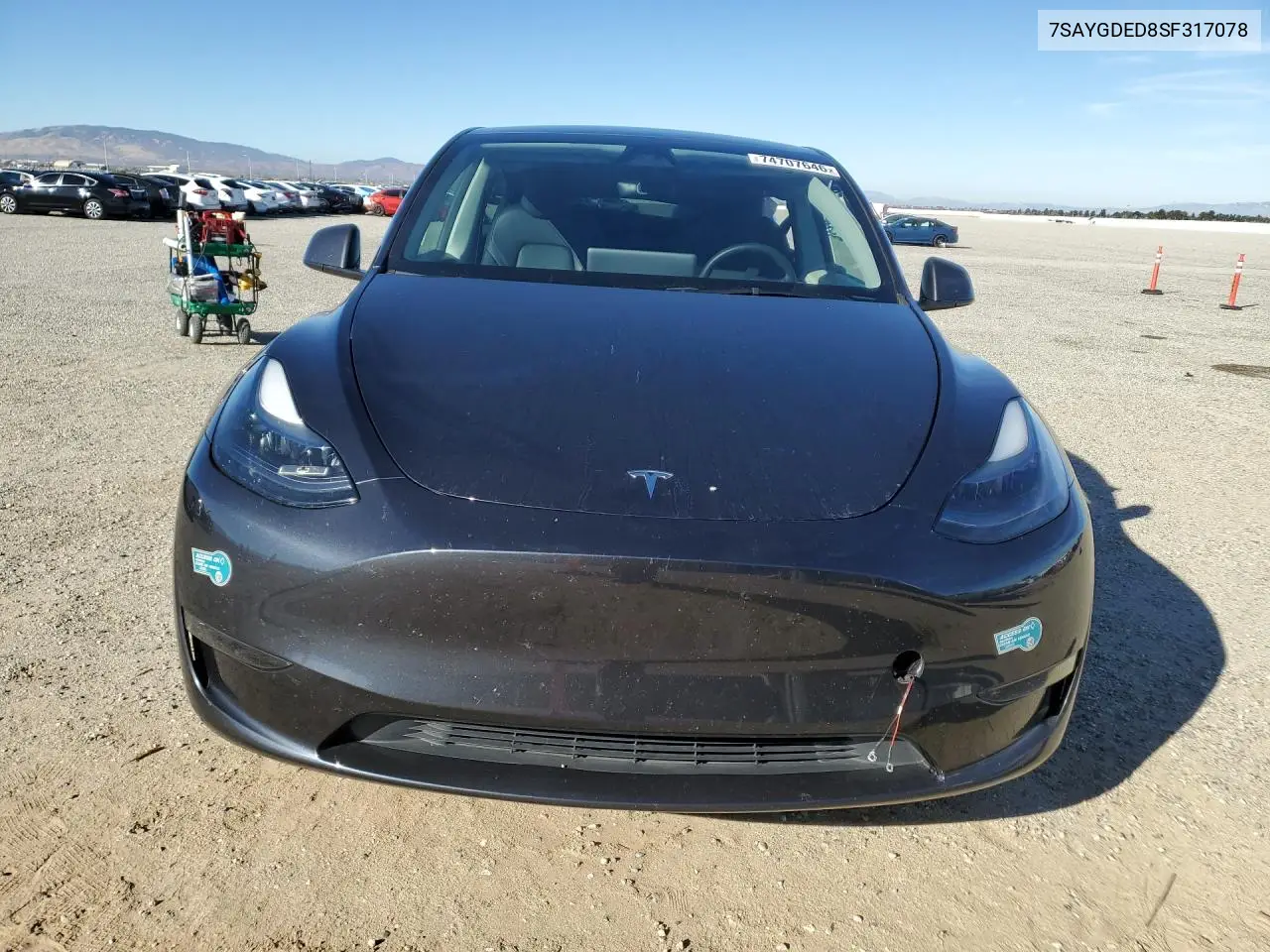 2025 TESLA MODEL Y VIN 7SAYGDED8SF317078 — фото 5