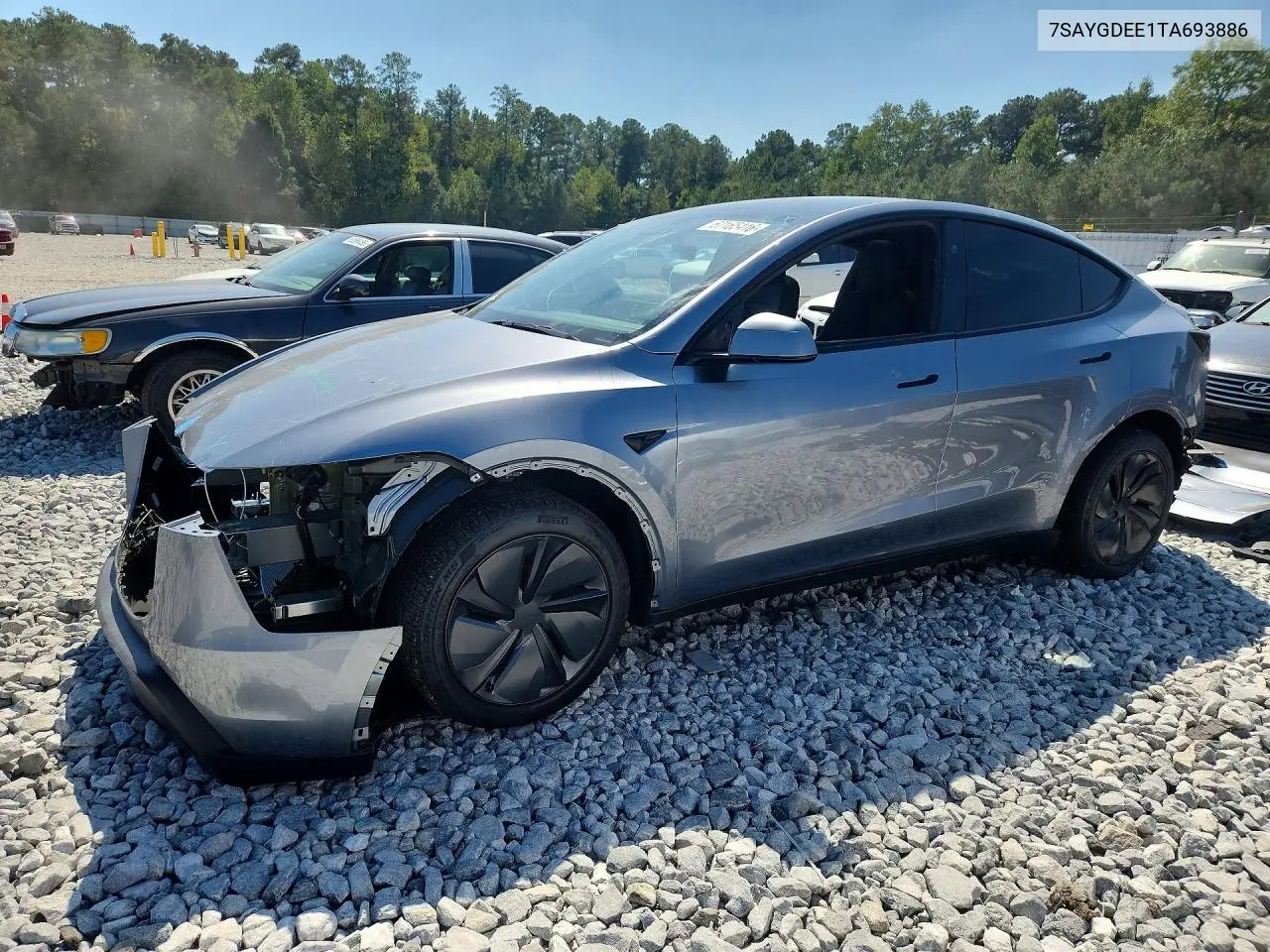 TESLA MODEL Y 2026, VIN 7SAYGDEE1TA693886