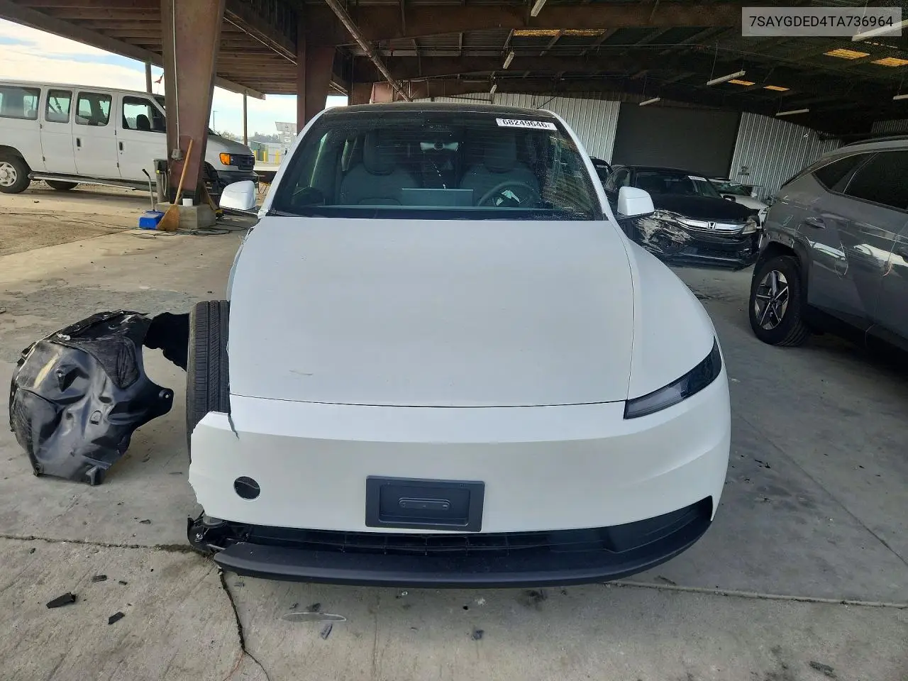 2026 TESLA MODEL Y VIN 7SAYGDED4TA736964 — фото 5