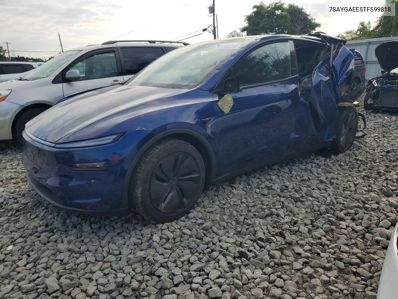 TESLA MODEL Y 2026, VIN 7SAYGAEE5TF599818